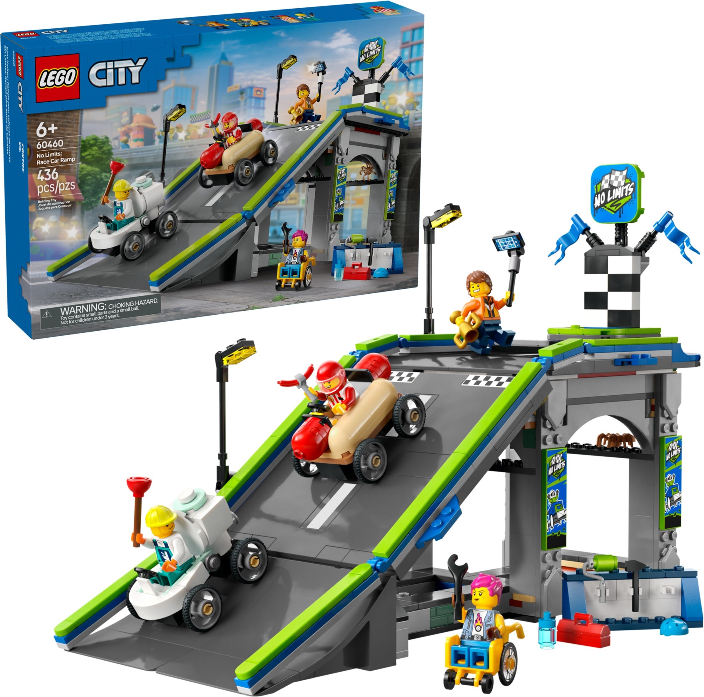 LEGO City เลโก้ 60460 No Limits: Race Car Ramp Track