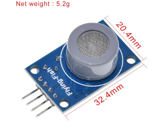 MQ-7 เซ็นเซอร์ตรวจจับคาร์บอนมอนอกไซด์ (CO) ใช้ในระบบเตือนภัย CO ในบ้านและอาคาร module Carbon monoxide gas sensor detection alarm sensor module MQ7
