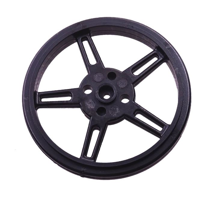 เซอร์โวมอเตอร์ พร้อมล้อรถ SG90 Micro Servo 1.8kg/cm (หมุนได้ต่อเนื่อง สั่งหมุนซ้าย, ขวา, หยุด, ปรับความเร็วได้) 4.8V - 6V 360 Degree Continuous Rotation Servo With Servo Wheel DIY Kit