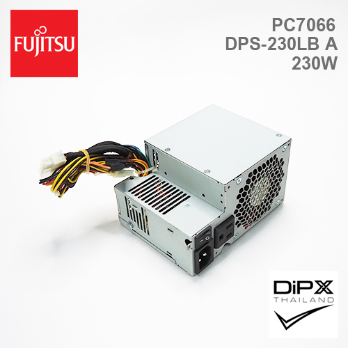 Power supply FUJITSU 230W (PC7066, DPS-230LB A) 24pin, 4pin, 4pin mini, 2sata, 1molex (Used)
