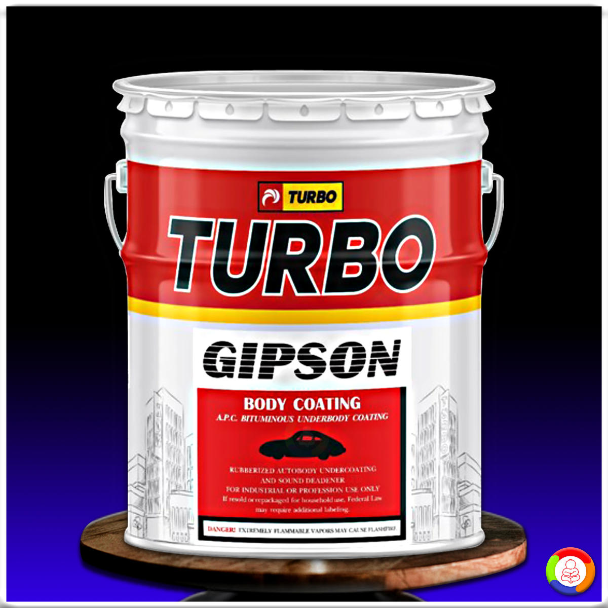 Turbo Anti-Rust Gibson สีพ่นกันสนิมใต้ท้องรถยนต์ (ถัง)