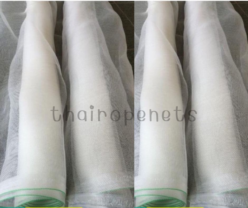 มุ้งคลุมโรงเรือนสไตล์มินิมอล มุ้งโรงเรือน มุ้งไนล่อนขาว (ฺWhite Nylon Net) ตาข่ายไนล่อน