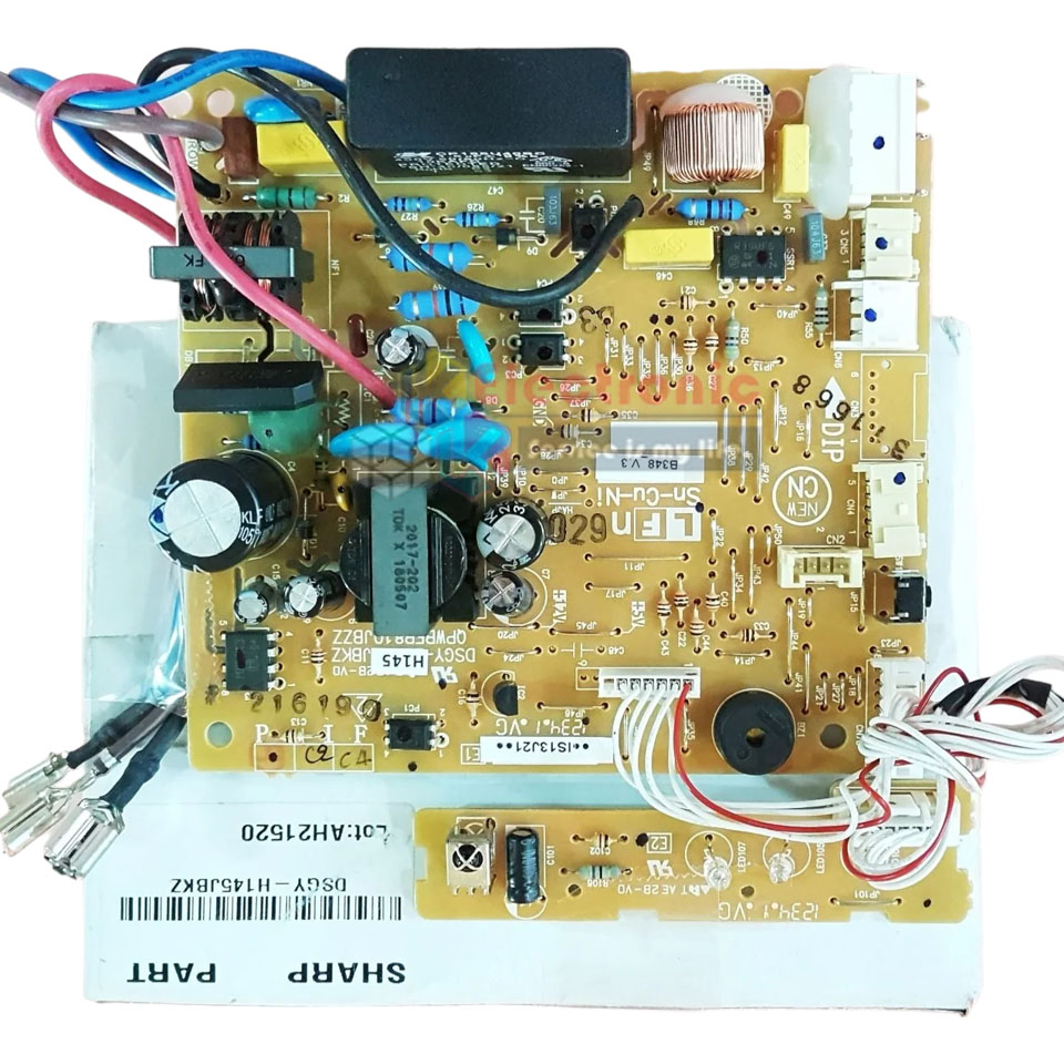 แผงบอร์ดควบคุมแอร์คอยเย็นSHARP-ชาร์ป ใช้ได้กับรุ่นที่ระบไว้-อะไหล่ใหม่แท้บริษัท