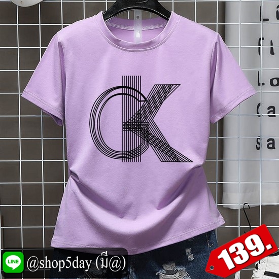 🔥 เสื้อยืดพิมพ์ลาย CK ขายดี รีบเลยจร้า