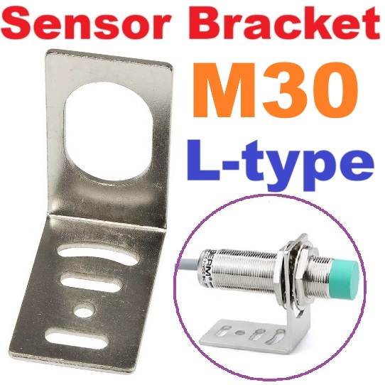 Proximity sensor bracket M30 L-type Mounting L Bracket Support ขายึดเซนเซอร์ ที่ยึดเซนเซอร์ แบบงอ 90องศา