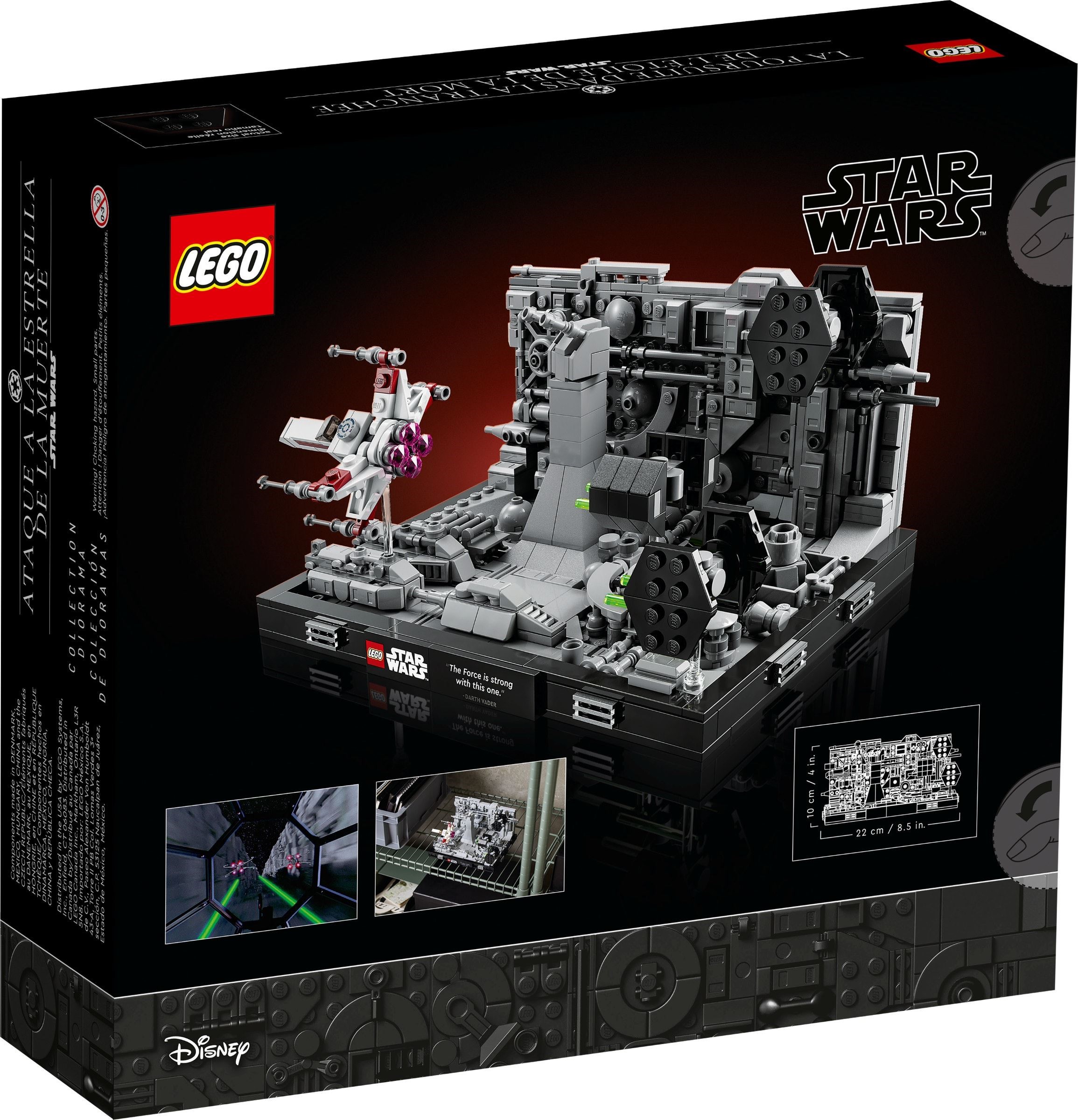 LEGO Starwars เลโก้ 75329 Death Star Trench Run Diorama