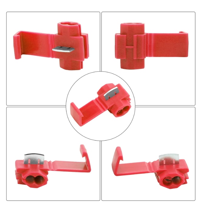 wire connector 0.5-1.5 sq.mm. non-destructive break-free wire splitter stripping-free plug-in terminal block