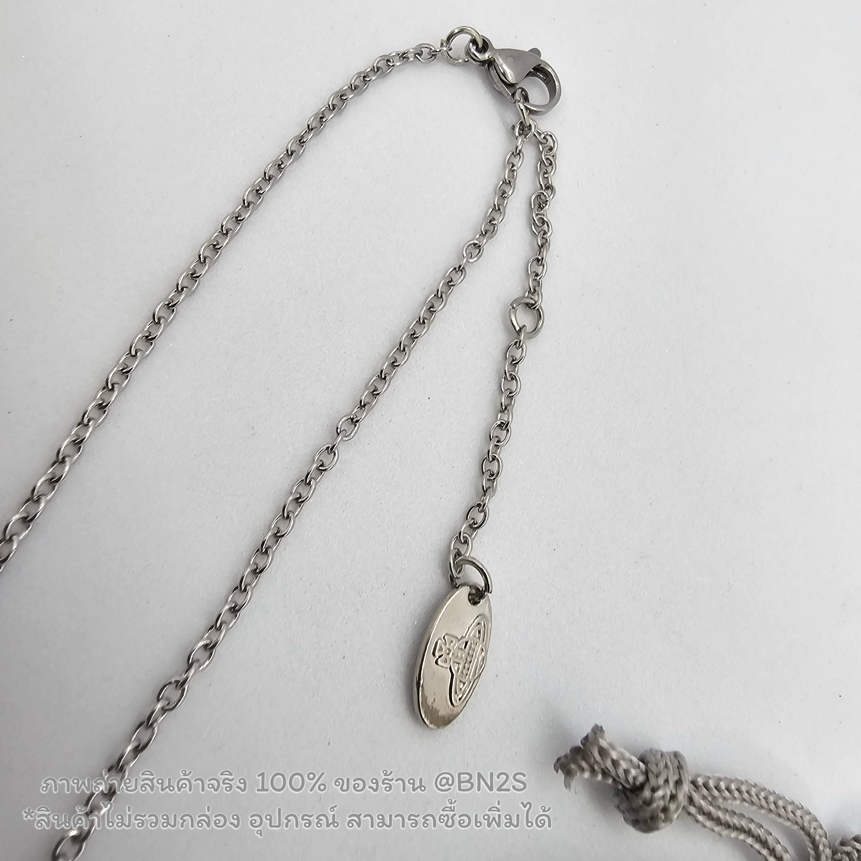 Vivienne Westwood Skull Necklace สร้อยคอรูปหัวกะโหลก วิเวียน เวสวู๊ด ประดับคริสตัล อะไหล่สีเงิน พร้อมส่งในไทย ความยาว 40 ซม. เพิ่ม 5 ซม. ไม่รวมกล่อง อุปกรณ์