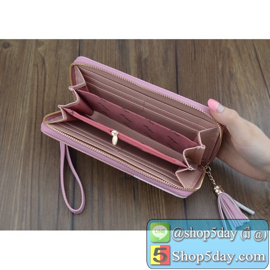 กระเป๋าสตางค์ แฟชั่น กระเป๋าสตางค์ 3 สี ใบยาว