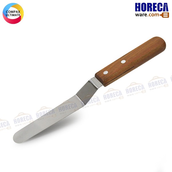 Spatula with bent handle, 6 inches, compact