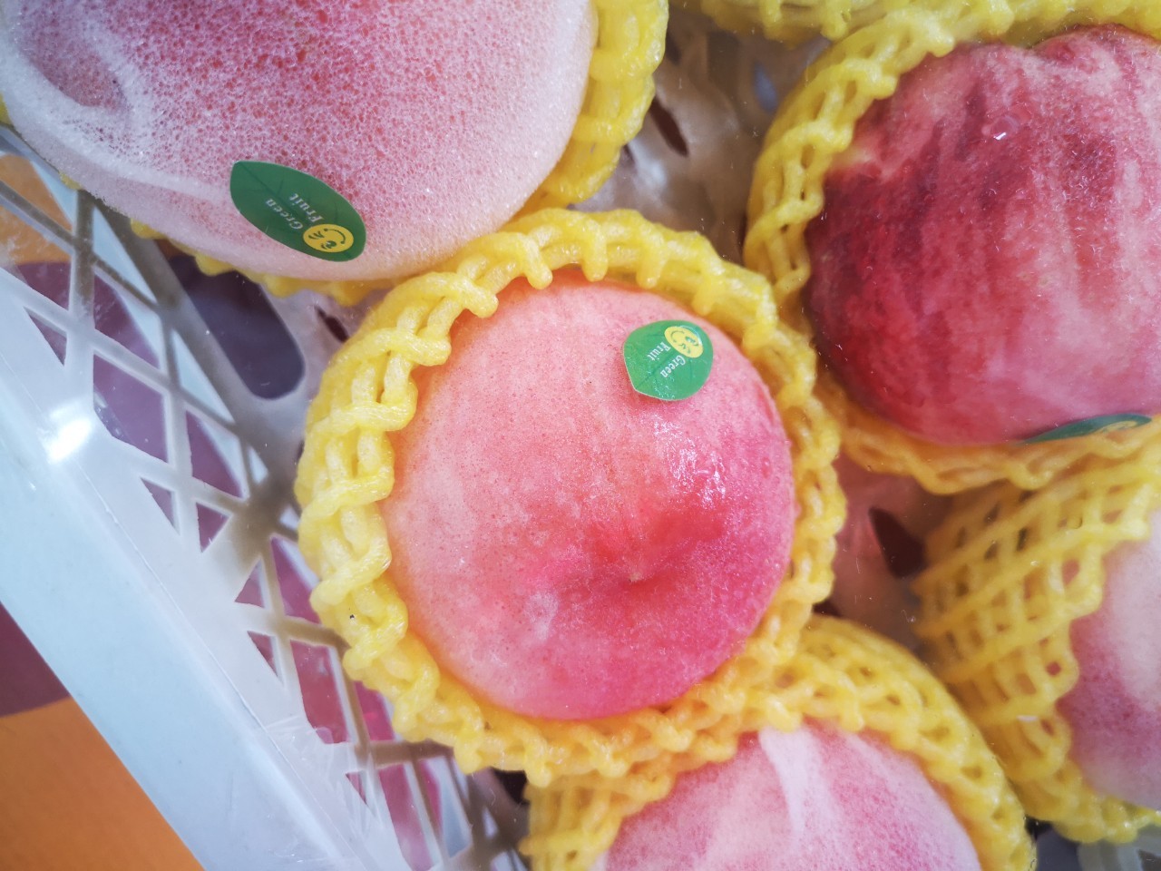 พีชสีชมพู นำเข้าจากญี่ปุ่น