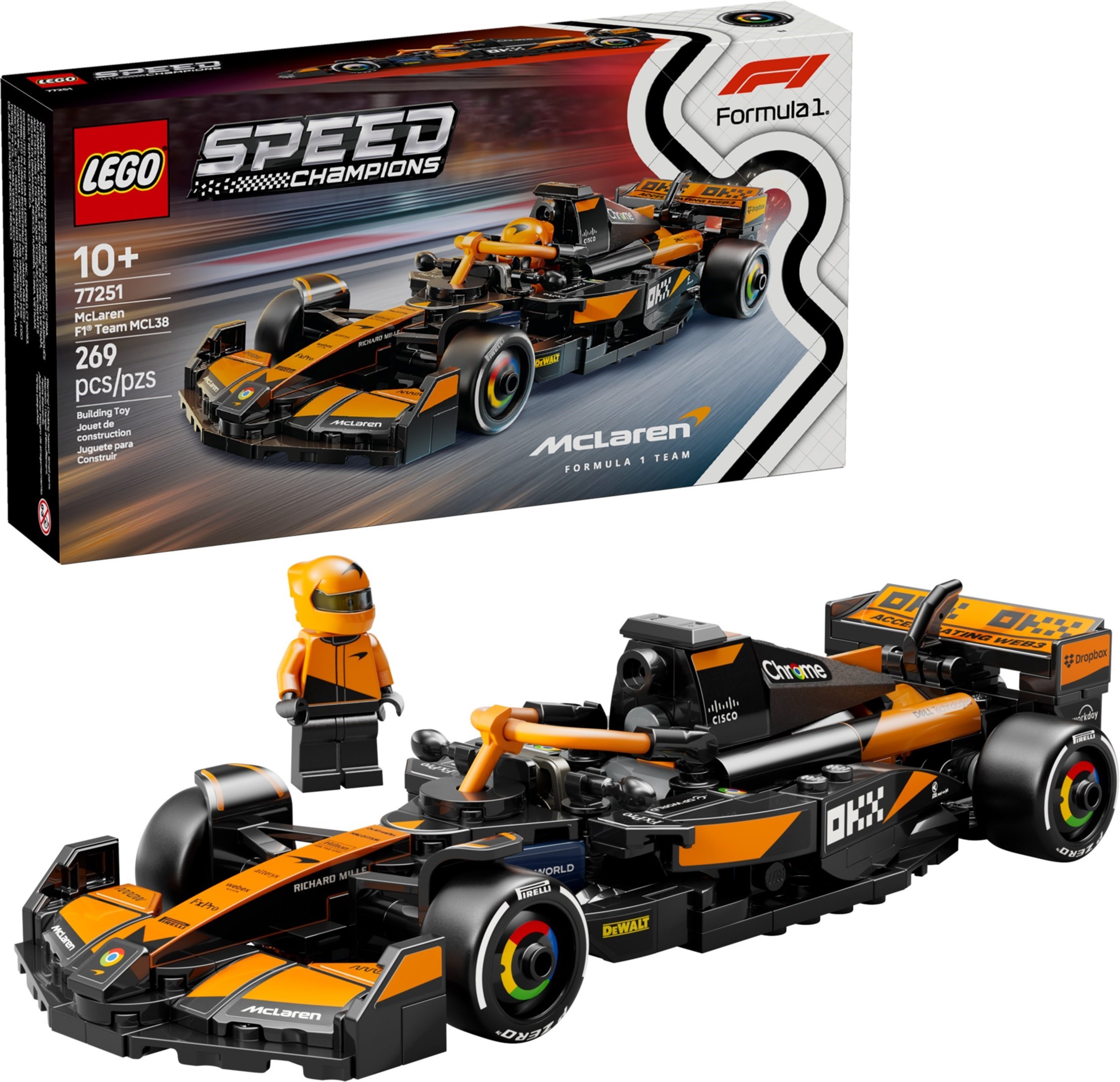 LEGO Speed Champion เลโก้ 77251 McLaren F1 Team MCL38