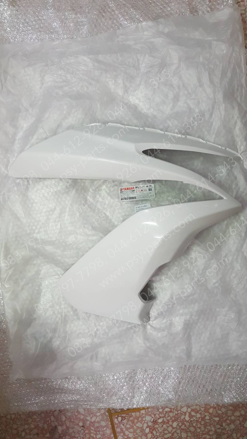 ฝาครอบไฟหน้า-ขวา AEROX แท้ๆ สีขาว (1124/ขาวUJ) BF6-F8377-00-P0