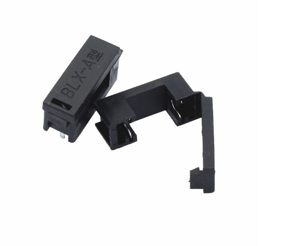 BLX-A Black For PCB Board 5x20mm Fuse Holder With Cover Chassis/Panel Mount กล่องใส่ฟิวส์มีฝาปิด