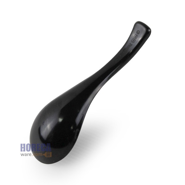 ช้อนสั้นทรงญี่ปุ่น 5.25นิ้ว สีดำ ตราเอสบี