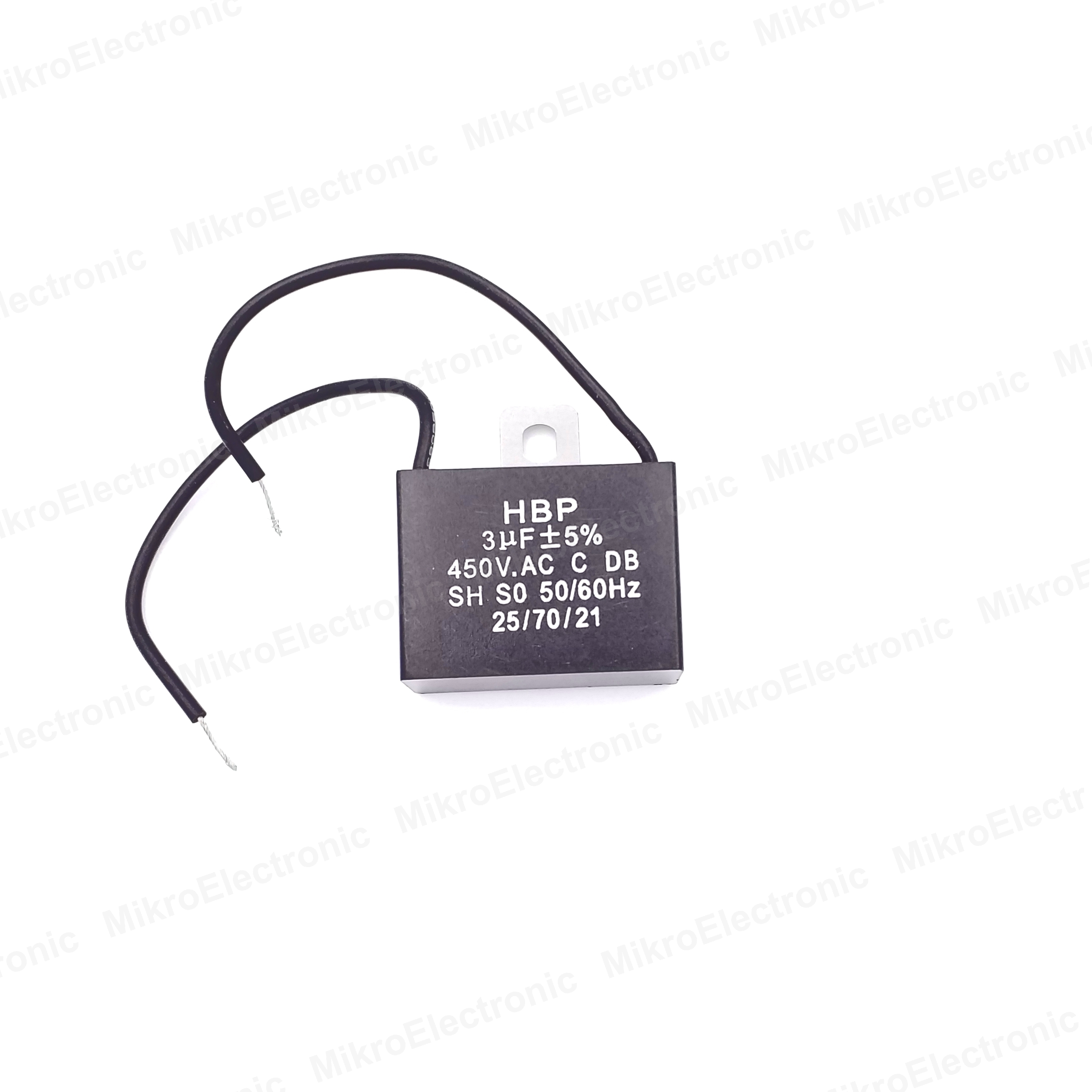ตัวเก็บประจุ 3uF 450V พัดลม Capacitor cap run cap start