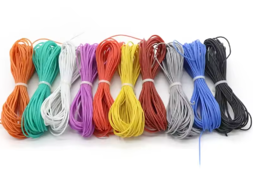 สายไฟอ่อน 22AWG สีเขียว 10 Meters 300V 7A UL1007 PVC Electronic Cable Wire ม้วนละ 10 เมตร