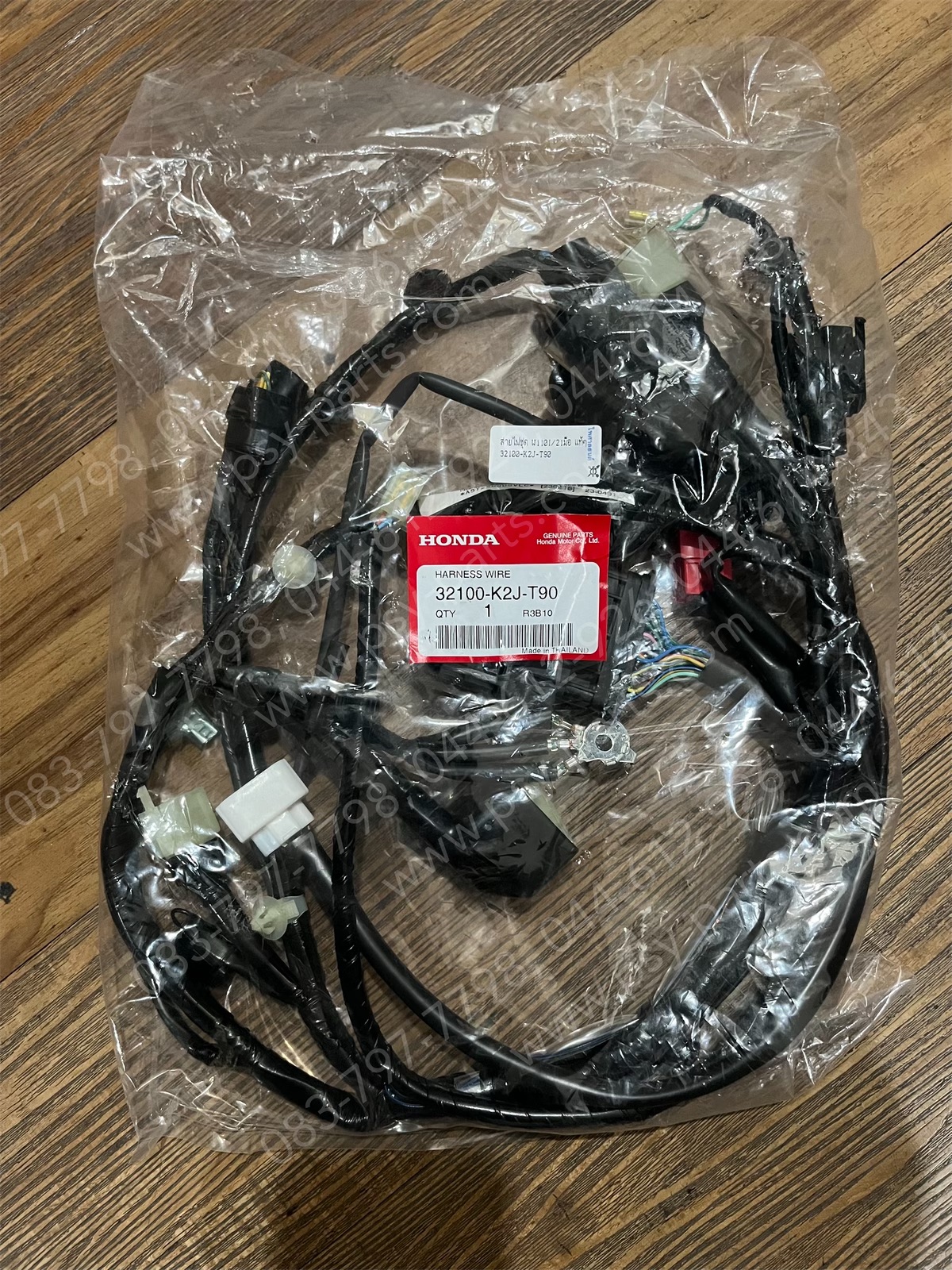 สายไฟชุด WAVE 110-I/21 สตาร์ทมือ แท้ๆ 32100-K2J-T90