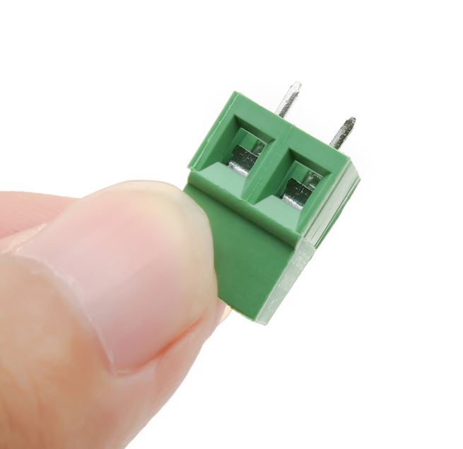 KF128-2P Connector 2 pin 300V 10A Pitch 3.81 mm. PCB Screw Universal Terminal block