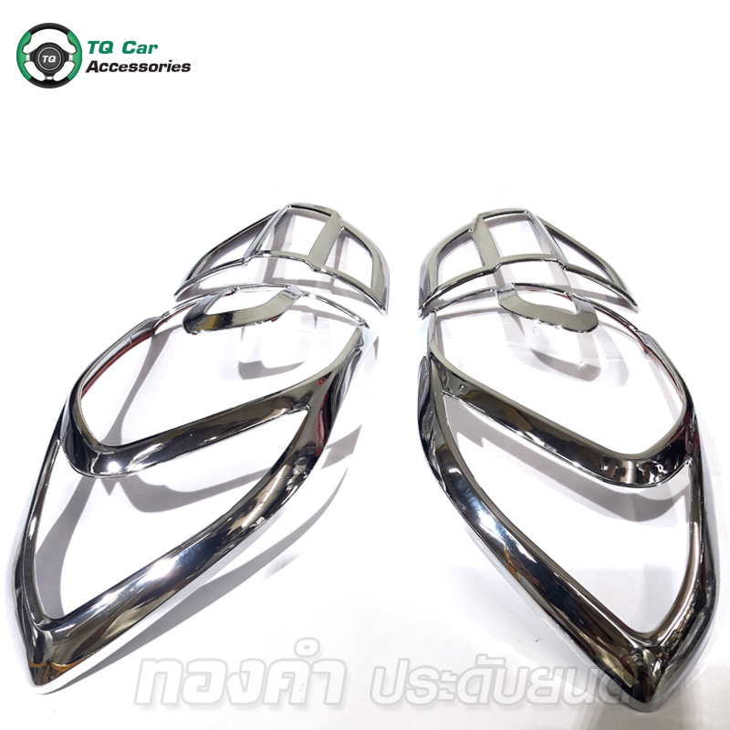 ครอบไฟท้าย ชุบโครเมียม Ford Everest 2015