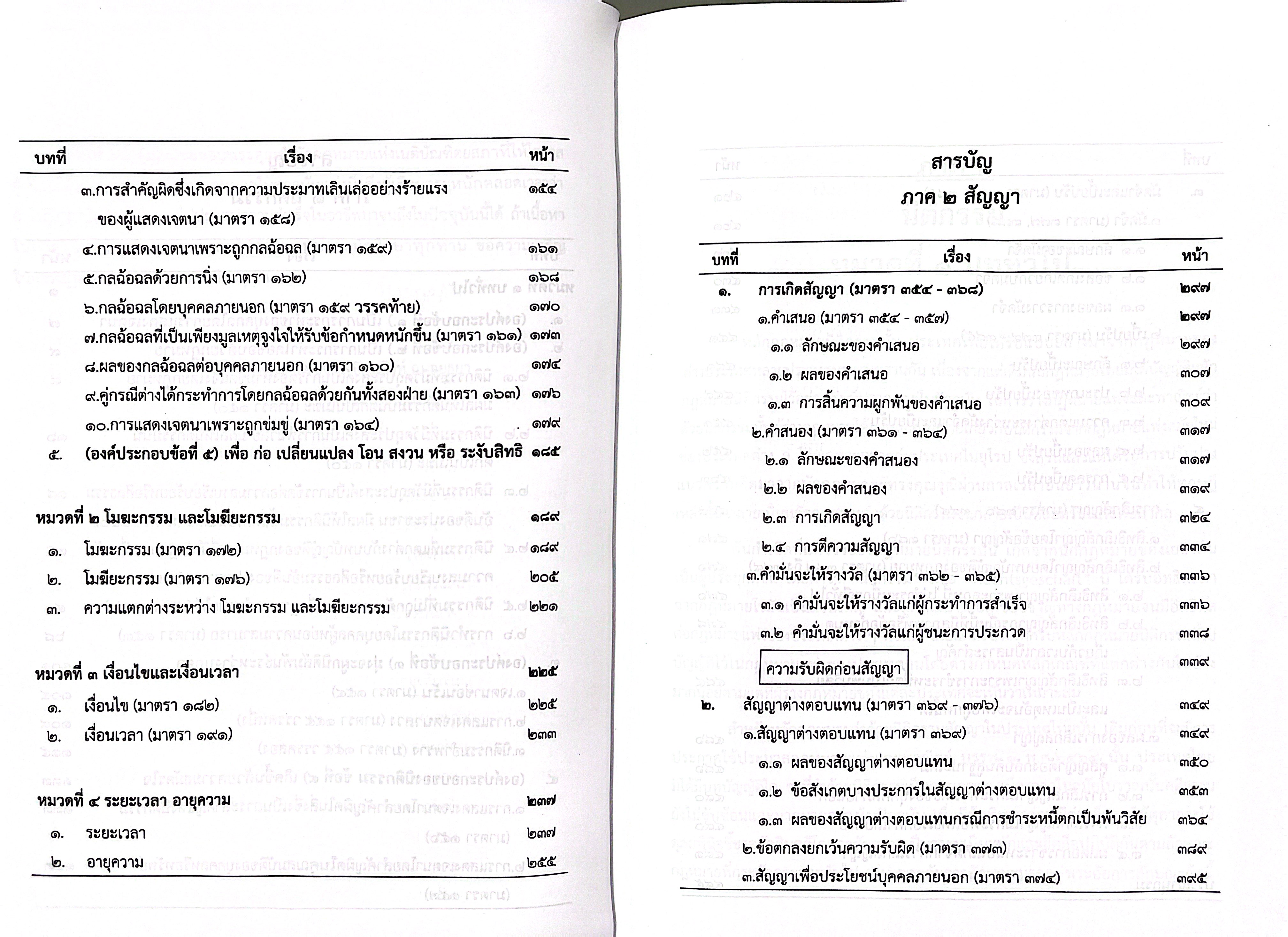 (ตำหนิ) คำอธิบาย วิชา นิติกรรม - สัญญา (อ.ณัฐจักร ปัทมสิงห์ ณ อยุธยา)