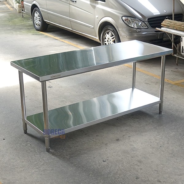 โต๊ะเตรียม 180x70x85ซม. หนา1.2mm ซันไชน์