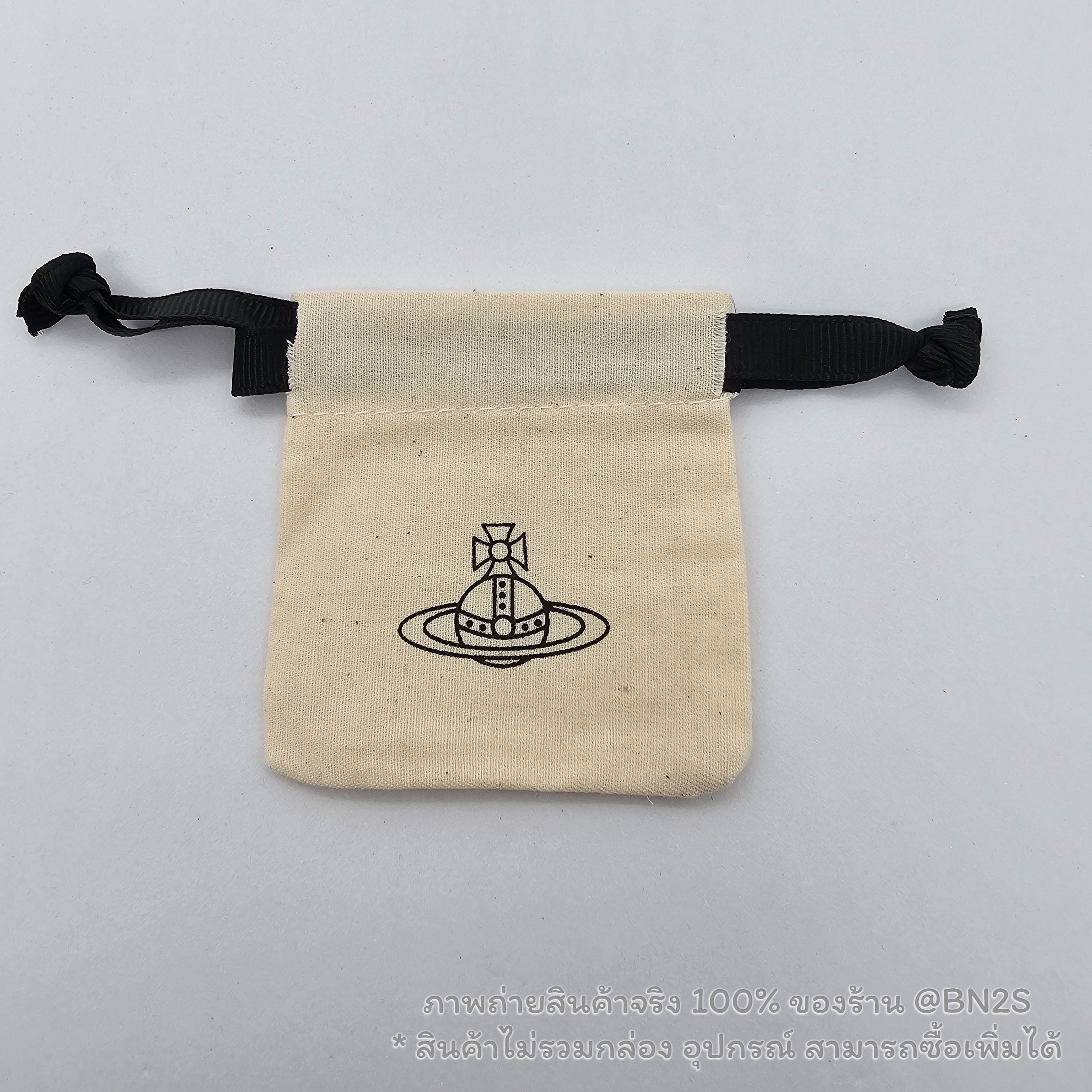 ถุงผ้าเก็บเครื่องประดับ Vivienne Westwood ขนาด 6.5x6.5 ซม.