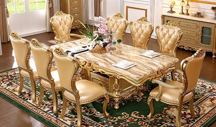 โต๊ะทานข้าวหลุยส์ โต๊ะอาหารหลุยส์ รุ่น DTL-02