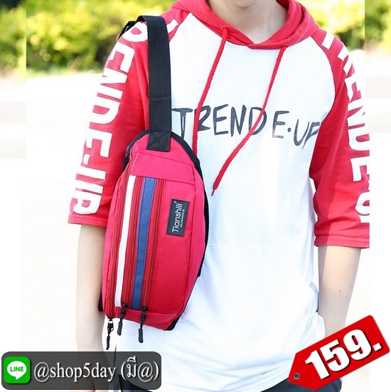 ✔️งานป้าย กระเป๋าคาดอก-เอว New Tianshill