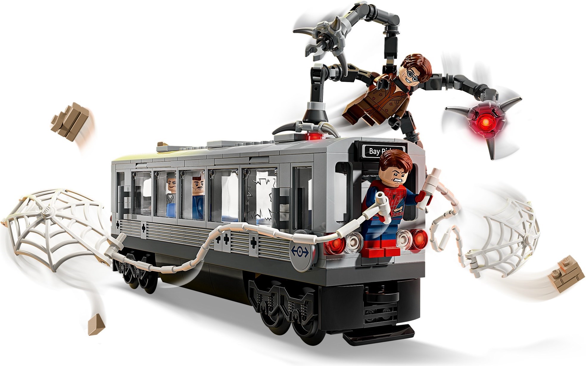 LEGO Super Heroes Marvel เลโก้ 76321 Spider-Man vs. Doc Ock Subway Train Scene
