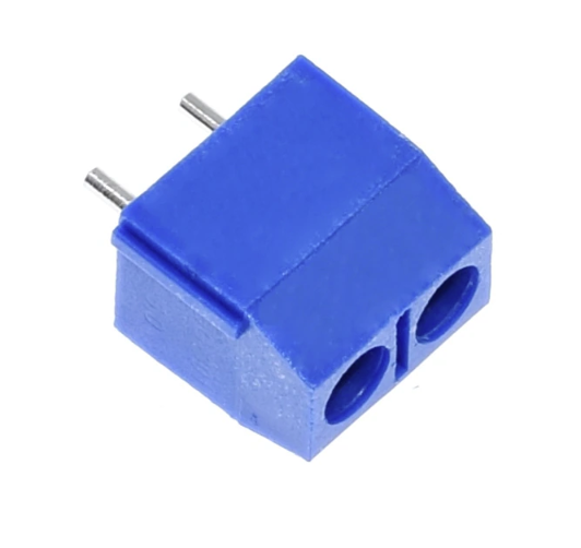 Terminal Block 2Pin Pitch 5.08mm KF301 blue color Screw Terminal Block Connector 2 Pin