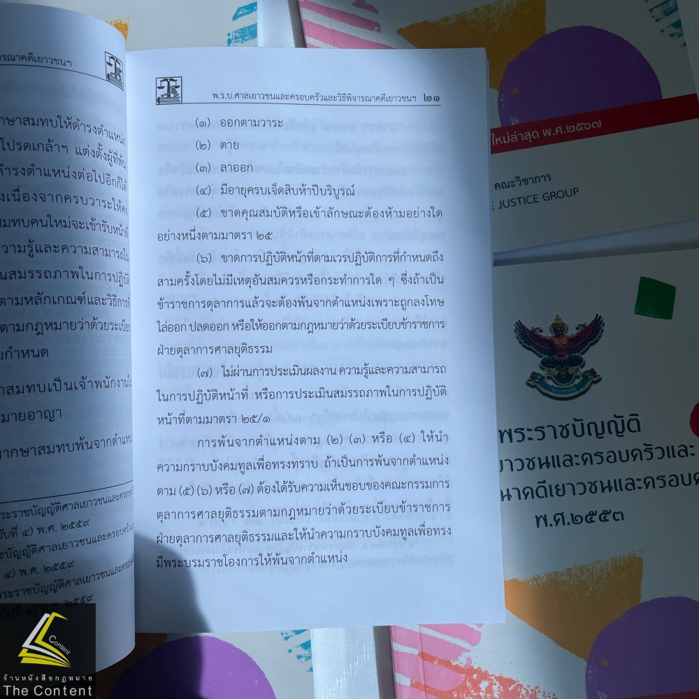 พรบ ศาลเยาวชนและครอบครัวและวิธีพิจารณาคดีเยาวชนและครอบครัว พ.ศ.2553/ปีที่พิมพ์ 2567/ คณะวิชาการ The Justice Group / A5