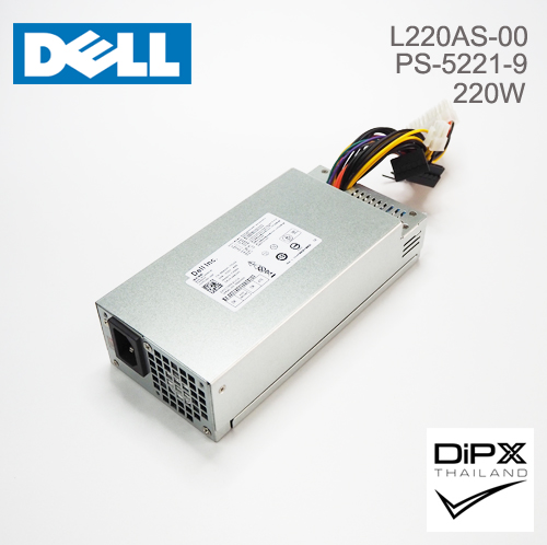 Power supply DELL 220W (L220AS-00, PS-5221-9) 24pin, 4pin, 2sata (New)