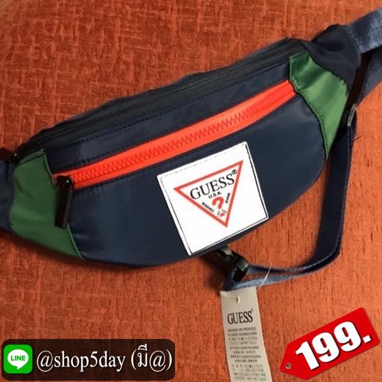 ♨️ กระเป๋าคาดอก-เอว GUESS งานป้าย ผ้าลื่น (2020)