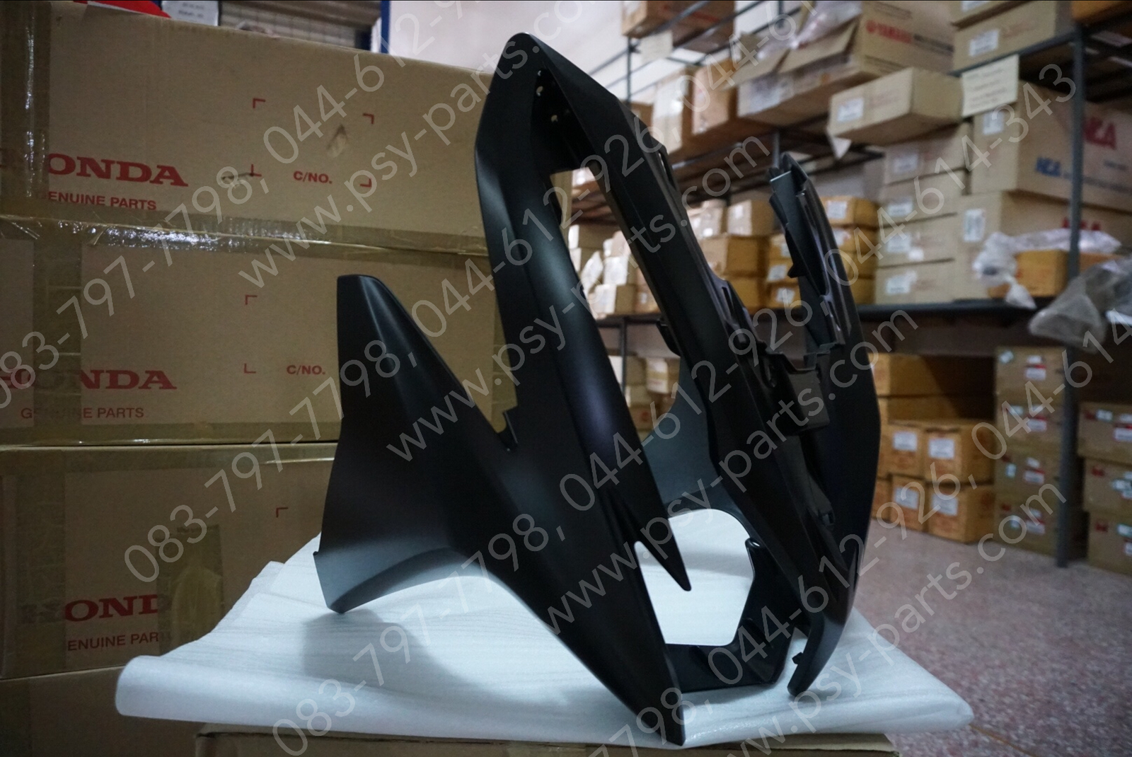 หน้ากากไฟหน้า CLICK 125-I แท้ๆ สีดำด้าน 64301-KZR-700ZS