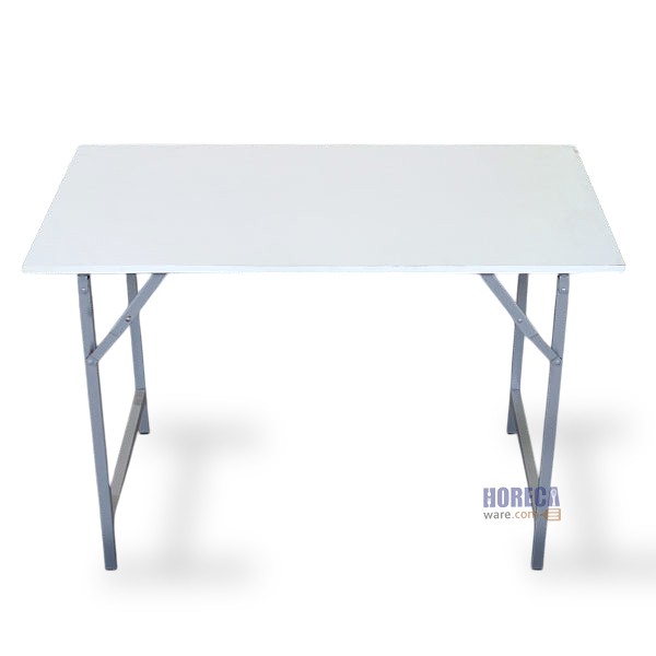 โต๊ะประชุมหน้าไม้เมลามีนขาว 75x120x75 ซม. เอ็นเอฟ