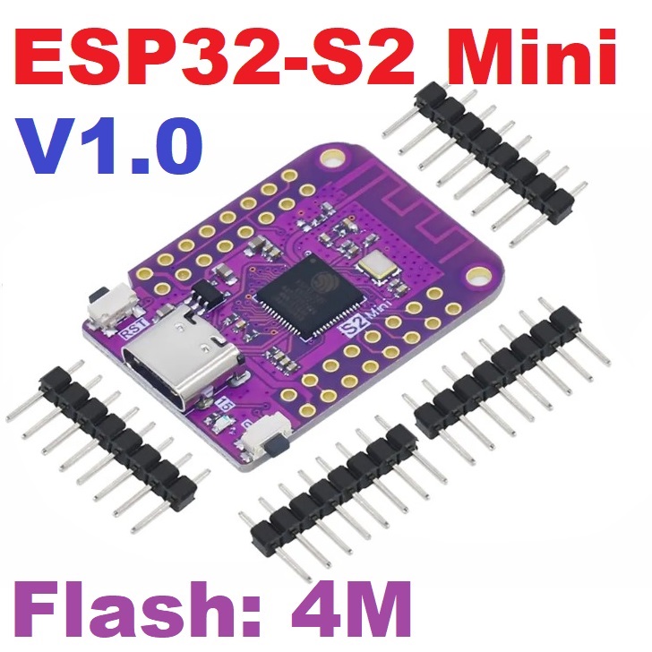 ESP32-S2 Mini V1.0 WIFI IOT Board based 4MB FLASH MicroPython For Arduino Compatible Development Board