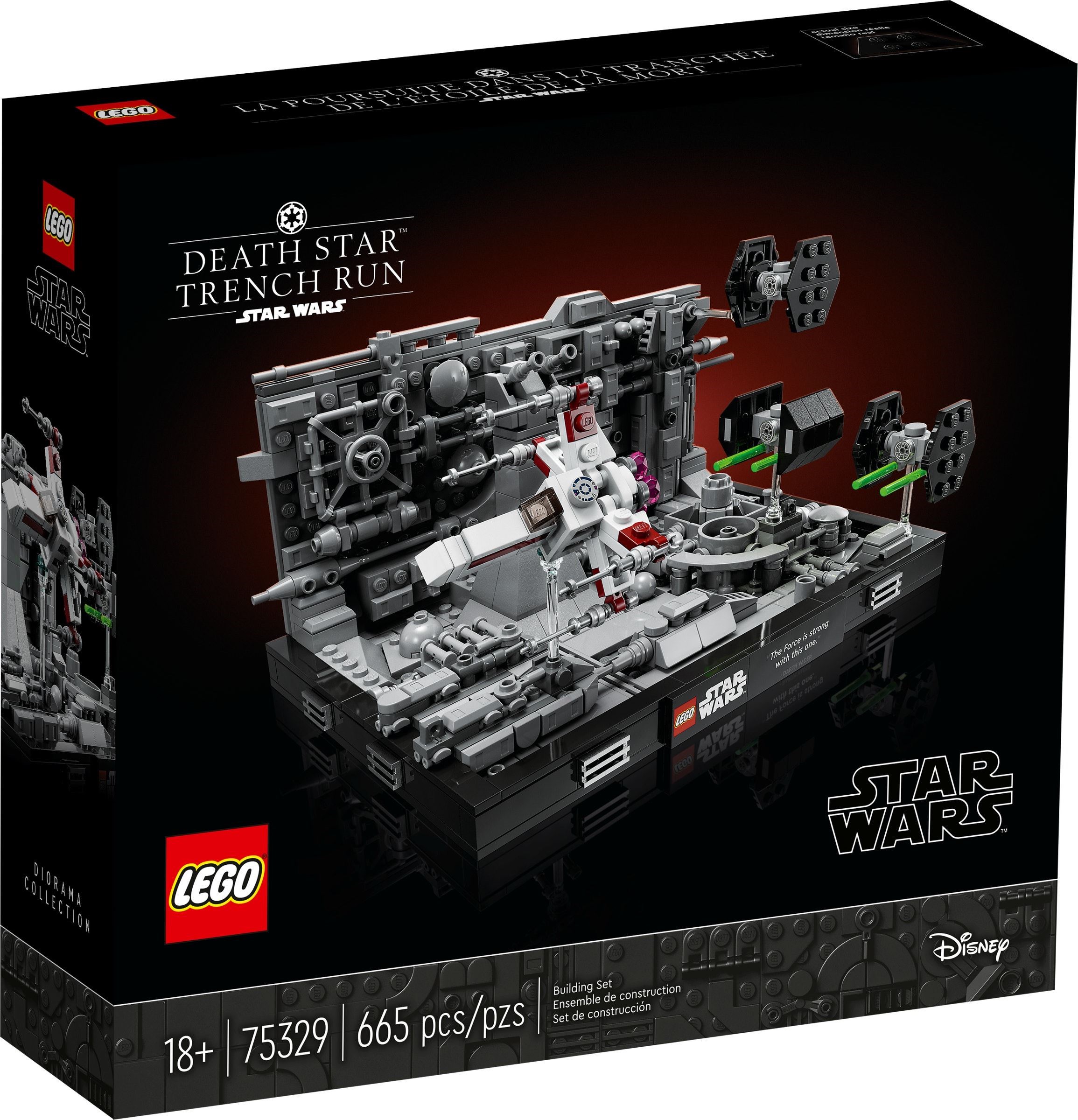 LEGO Starwars เลโก้ 75329 Death Star Trench Run Diorama