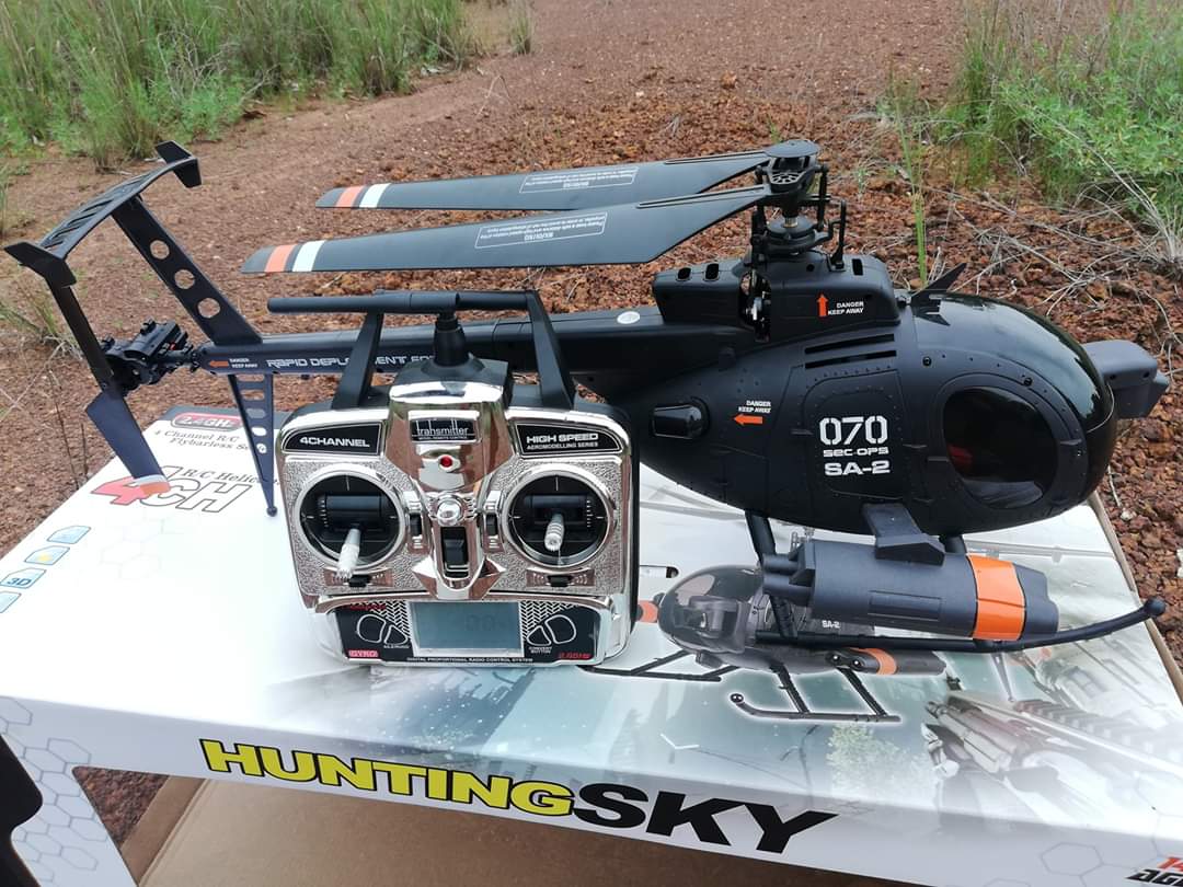 เฮลิคอปเตอร์บังคับวิทยุ FX070 Flybarless MD500