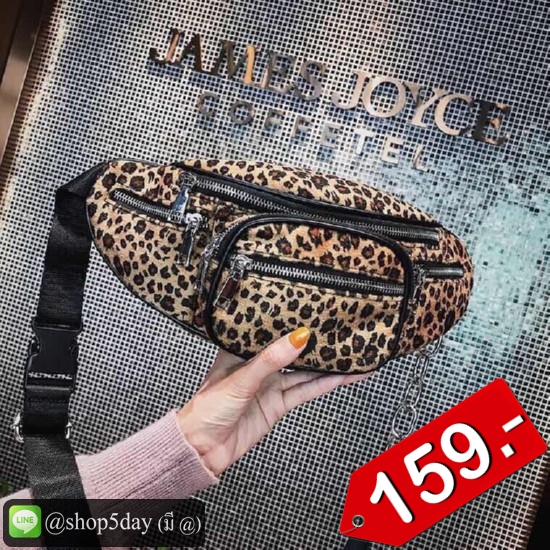 🤩 Hot สุดเท่ กระเป๋าคาดอก-เอว หนัง PU จร้า 🤩