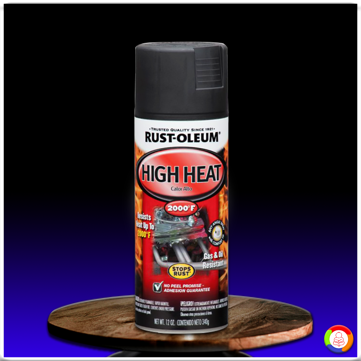สีสเปรย์ที่ทนความร้อน 1093°C Rust-Oleum Specialty High Heat Spray 2000°F