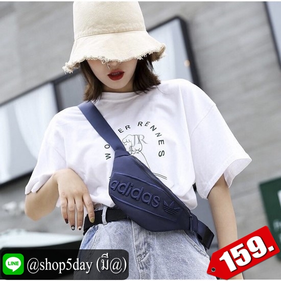 😍 แฟชั่นวัยรุ่นสุดฮิต Adidas กระเป๋าคาดอก 🚴