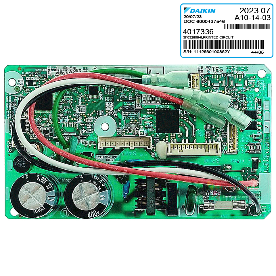 แผงบอร์ดแอร์คอยเย็นDAIKIN-ไดกิ้น รุ่น FTKC12QV2S/FTKC12RV2S-อะไหล่ใหม่แท้บริษัท #อะไหล่แอร์DAIKIN