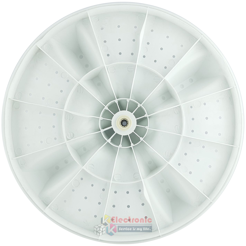 ใบพัดซักเครื่องซักผ้า HAIER-ไฮเออร์ รุ่น HWM-T85M ขนาด 35 เซนติเมตร รูแกน 10 ฟันเฟือง สามารถใช้กับเครื่องซักผ้าทั่วไป