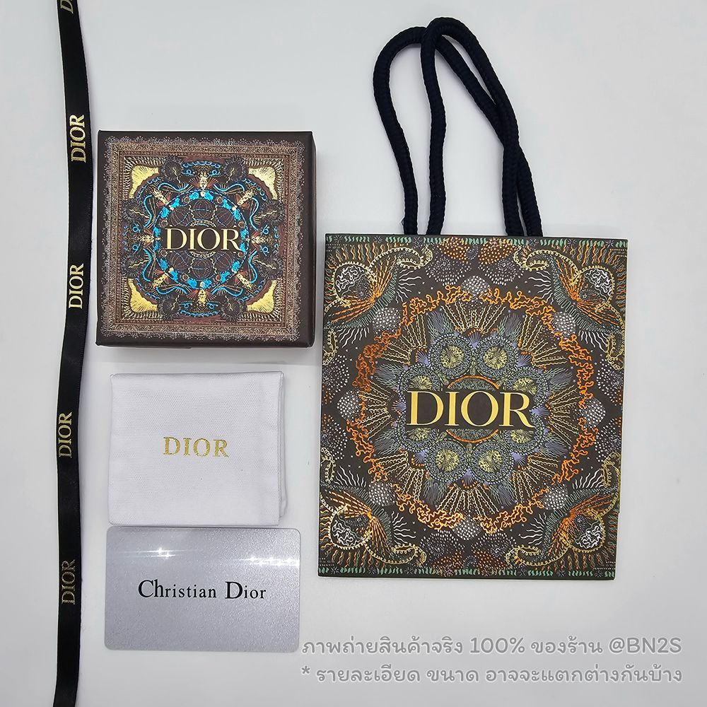 ชุดกล่องใส่เครื่องประดับดิออ Dior ชุดกล่องดำ-น้ำตาล อุปกรณ์ครบตามรูป