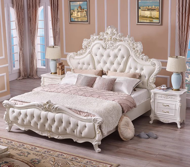 เตียงเจ้าหญิง เตียงหลุยส์ เตียงนอนหลุยส์ รุ่น Moon