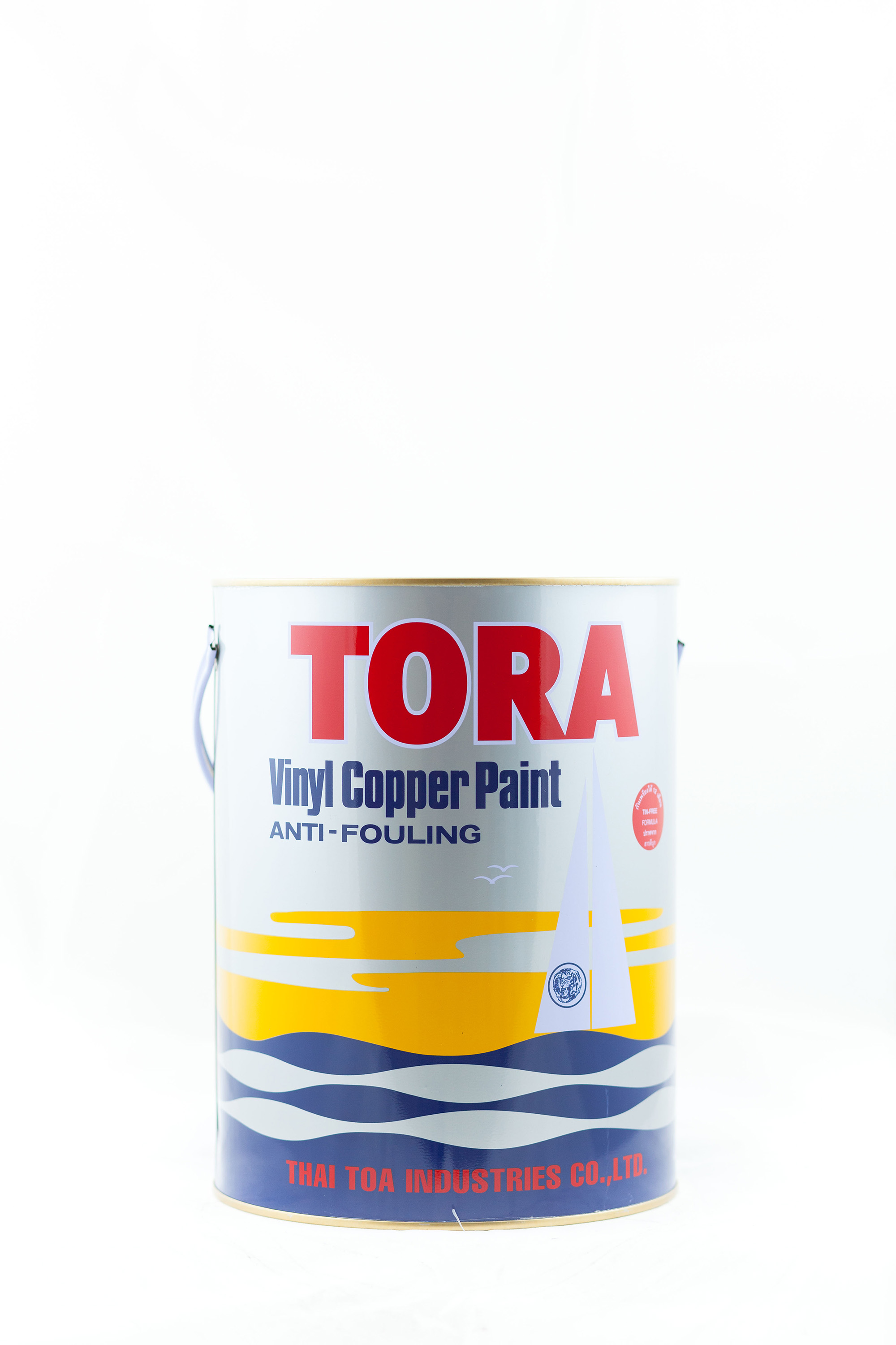 Tora Vinyl Copper Paint สีกันเพรียงพลาสติกโตร่า