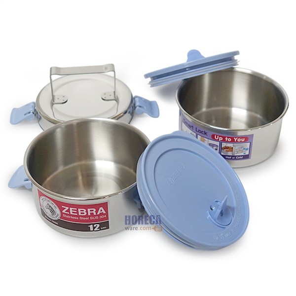 ชุดปิ่นโต Luck Day สีฟ้า ตราหัวม้าลาย