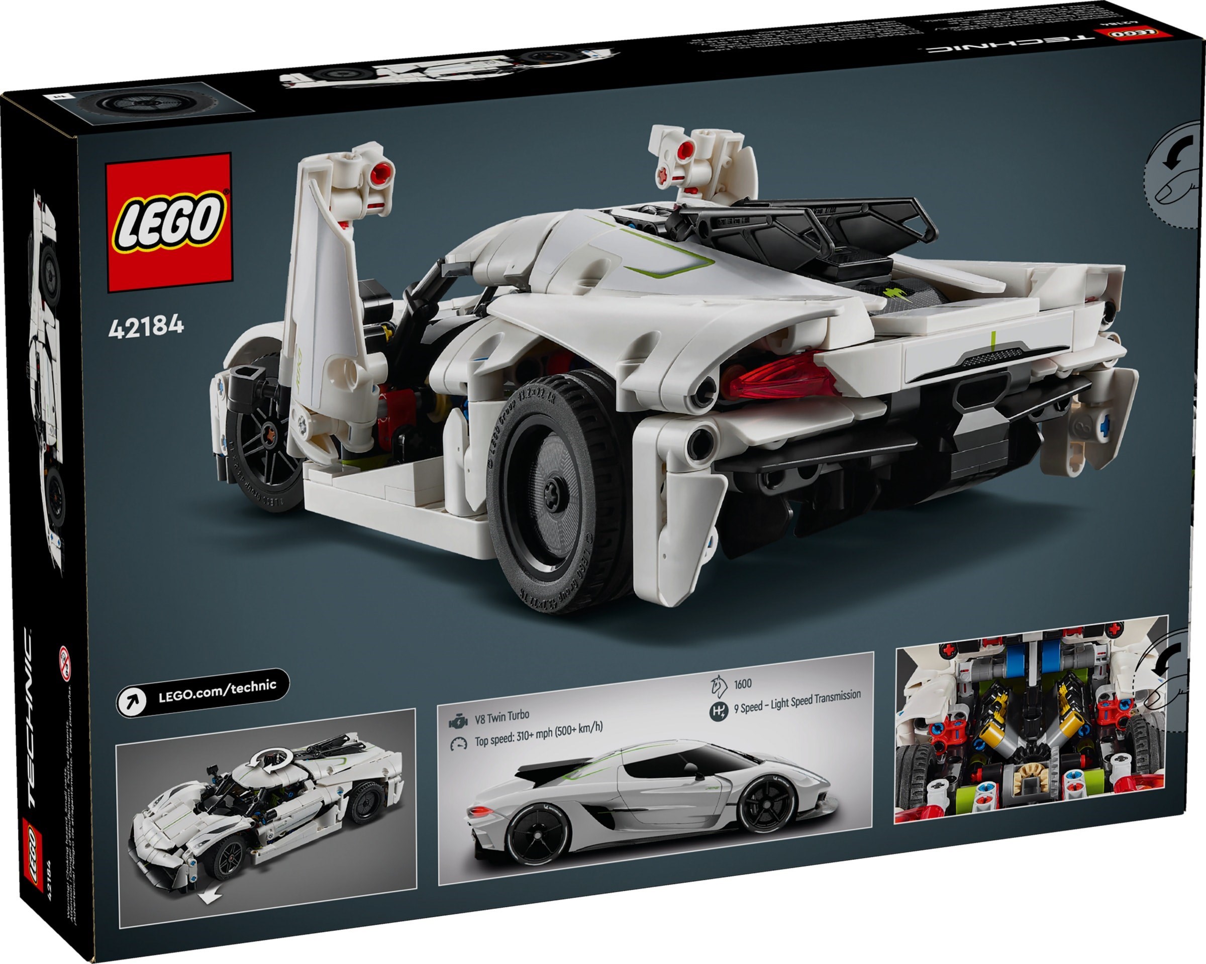 LEGO 42184 เลโก้ Technic Koenigsegg Jesko Absolut White Hypercar