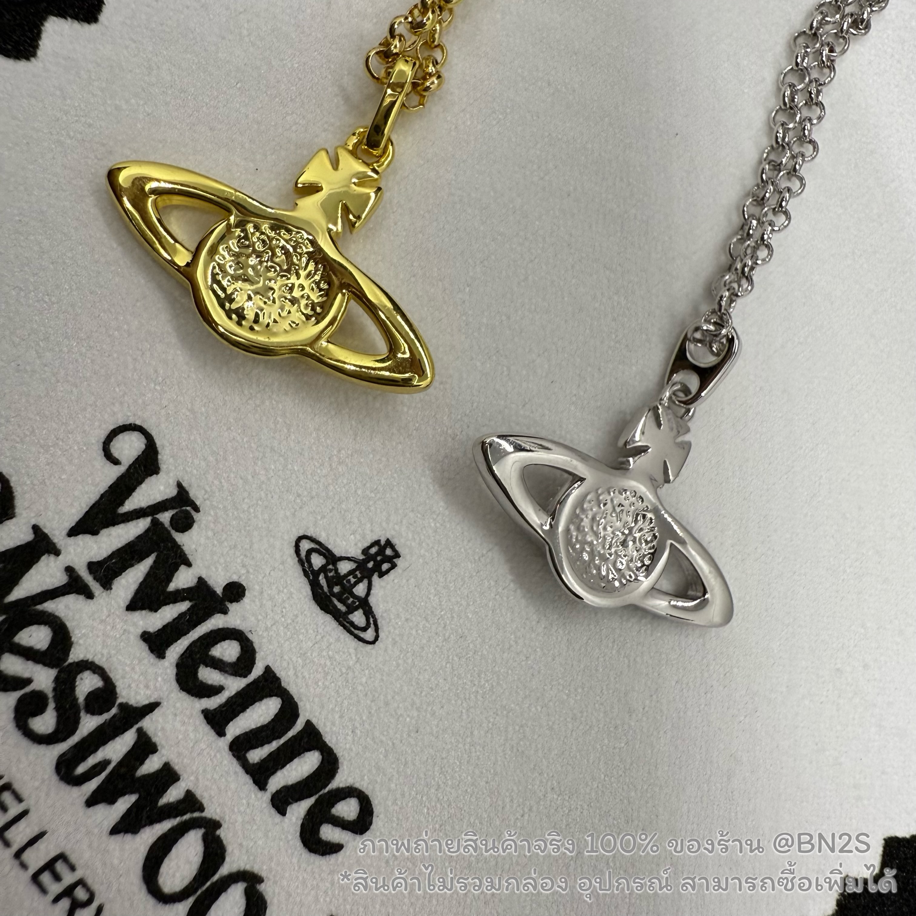 อะไหล่ทอง | [ORI] VIVIENNE WESTWOOD Mini Bas Relief Pendant Necklace มาแล้วสร้อยคอวิเวียน รุ่นคลาสสิค ขายดีอับดับ 1 พร้อมส่ง งานสวย สี เงิน / ทอง อุปกรณ์ ถุงกระดาษ ซองซิปล็อค